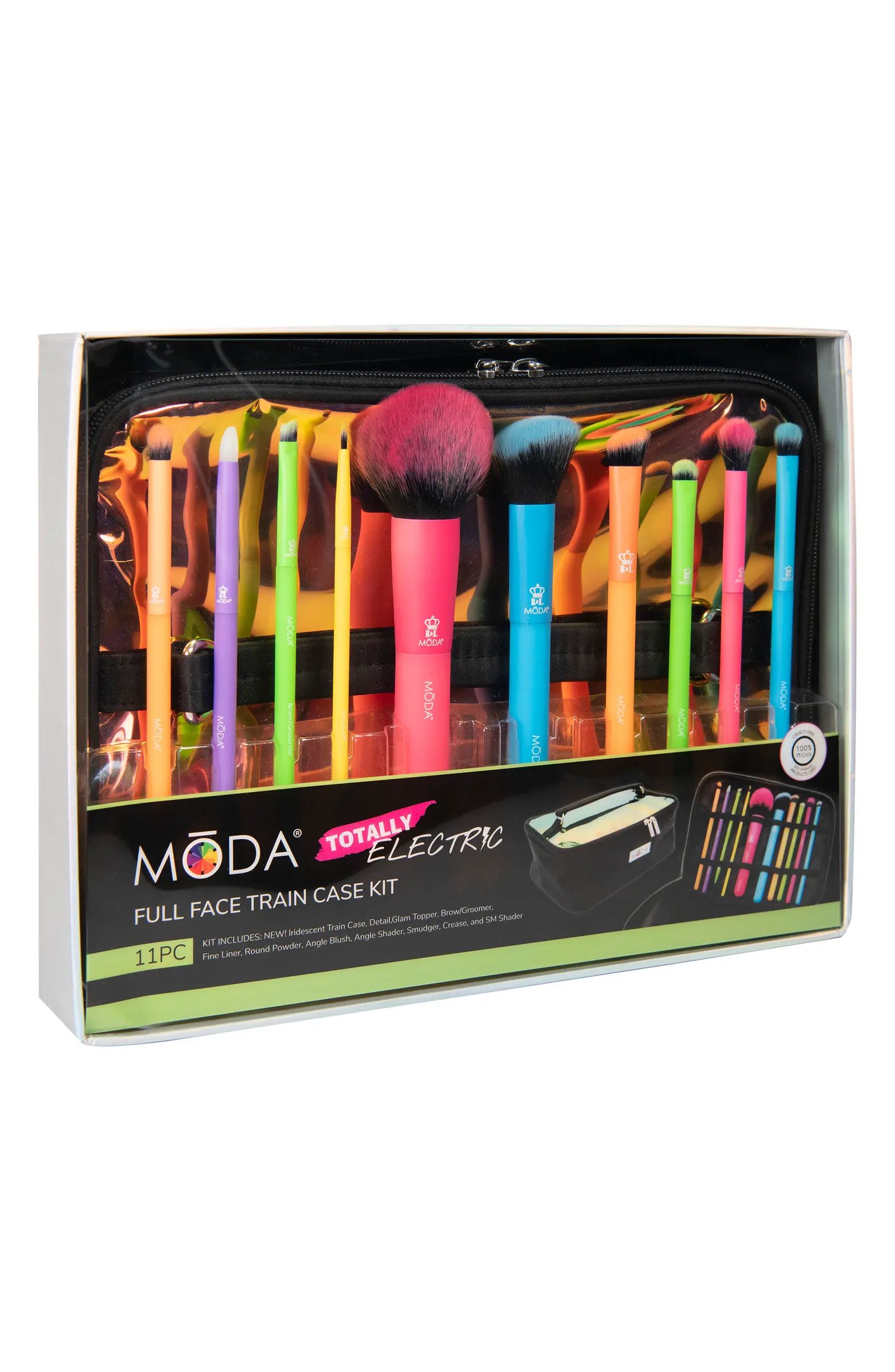 Full Face Train 11-Piece Makeup Brush Set | Nordstrom Rack