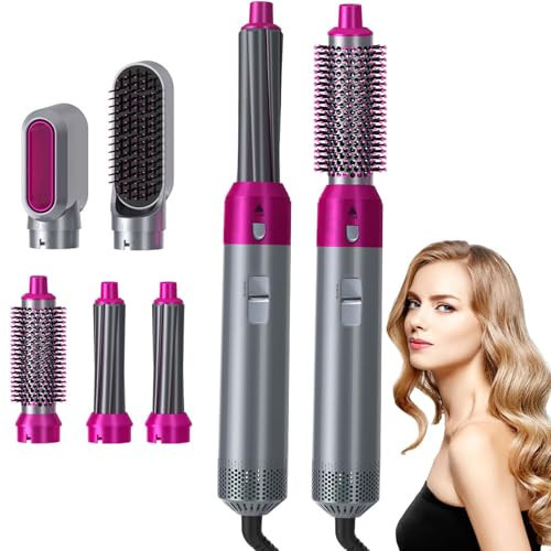 Magic Styler, Magic Styler 4-in-1 Autowrap Airstyler, Magic Hair Styler, Airbrush 5 in 1 Hair Styler, Air Brush Hair Styler, High-Speed Turbo Blow Dryer Brush, Hair Curler Hair Straightener (Gray) | Amazon (US)