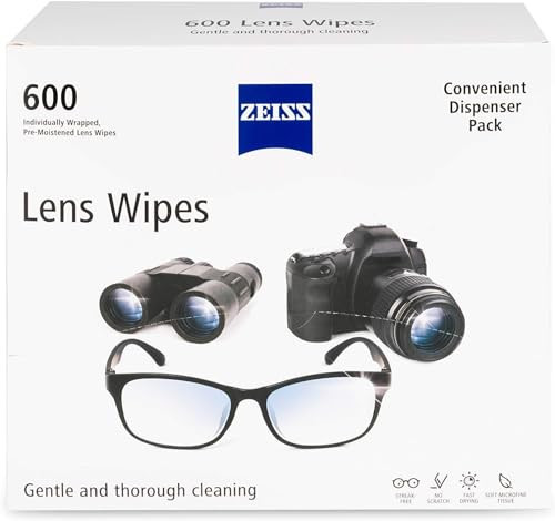 ZEISS Pre-Moistened Lens Cleaning Wipes, 600 Count | Amazon (US)