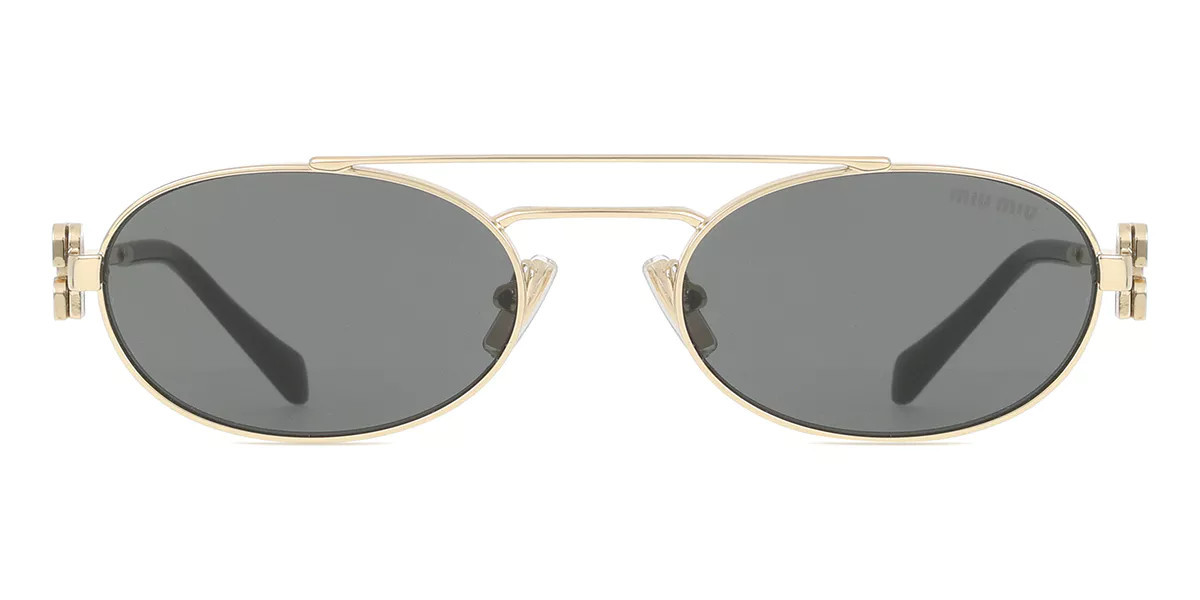 Miu Miu MU54ZS ZVN08Z Goldene Damen Sonnenbrillen | SmartBuyGlasses Global