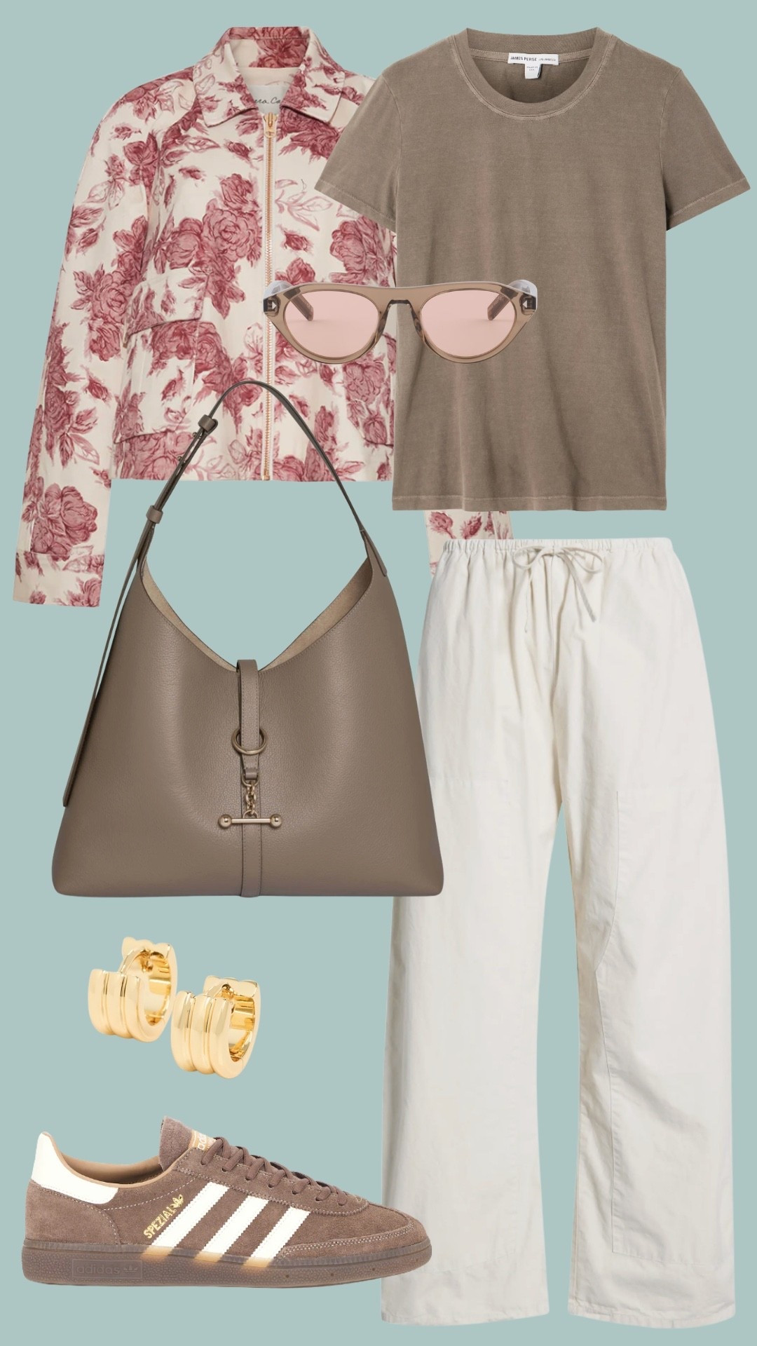 Spring weekend outfit 🌸 

Cotton jacket, floral, jacket, casual, spring style, lightweight pants, cotton pants, casual, spring clothes, spring sneakers

#LTKootd #LTKgrwm #LTKSeasonal