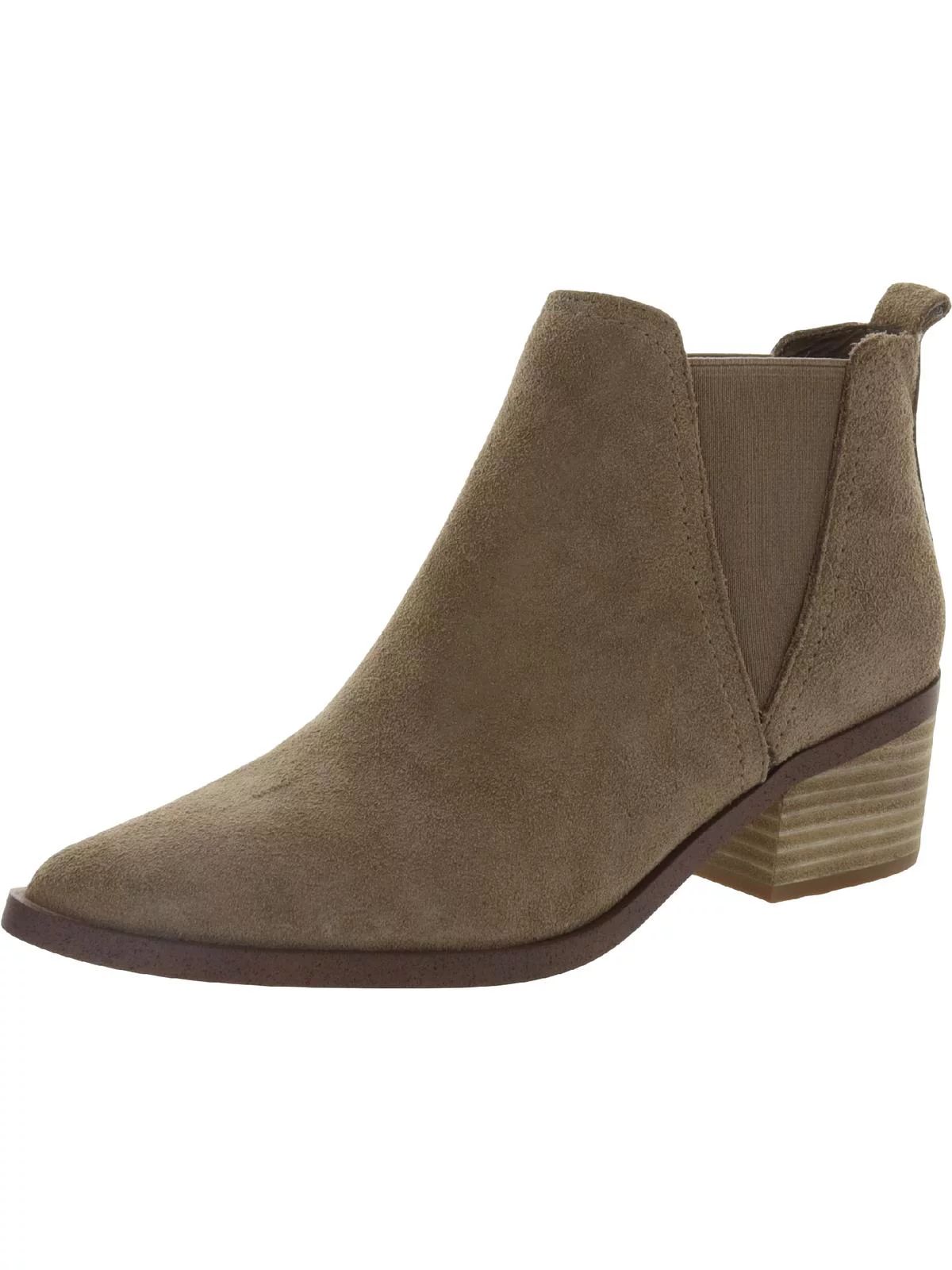 Dolce Vita Womens Zipporah Leather Chelsea Boots Taupe 10 Medium (B,M) | Walmart (US)