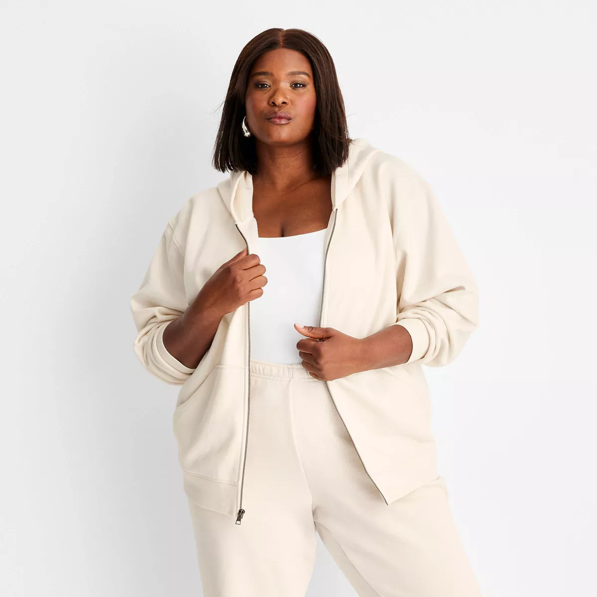 Women's Leisure Studio Zip-Up Hoodie Sweatshirt - Universal Thread™ | Target