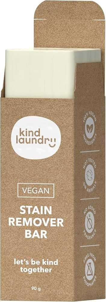 Kind Laundry - Vegan Stain Remover Bar, Travel Natural Stain Remover for Clothes, Gluten-and-Crue... | Amazon (US)