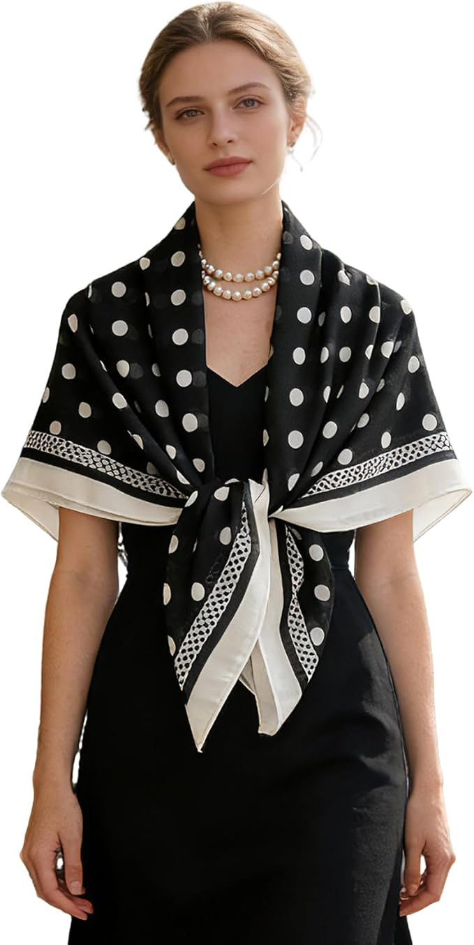 41" Large Square Scarf Hairscarf Fashion Scarves Hair Wrapping Scarfs Night Sleeping Headscarf fo... | Amazon (US)