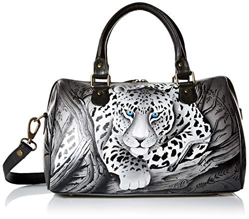 Anna by Anuschka womens Satchel Bag, African Leopard, One Size US | Amazon (US)