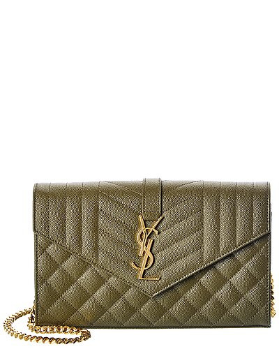 Saint Laurent Chain Wallet Leather Crossbody | Gilt