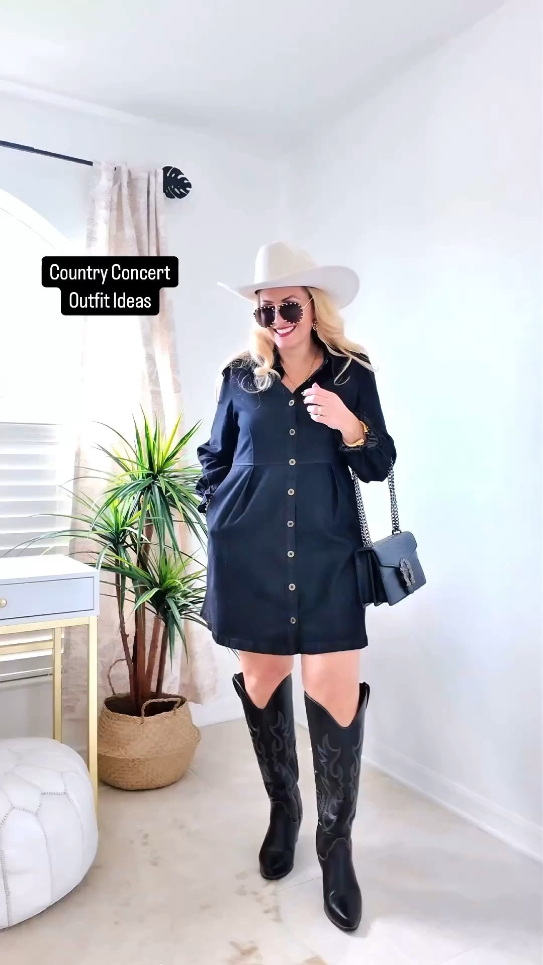 Here are the  accessories I’m using to glam up my denim dresses for the summer and fall season!

Cowboy hat, studded sunglasses, Julie Vos jewelry, cowboy boots

Wearing a medium. Fits true to size. Fabric has stretch and side pockets!


Follow my LTK @jtstjtst11 on the @shop.LTK app to view this post and get my exclusive app-only content!

#LTKSeasonal #LTKOver40 #LTKSaleAlert #LTKTravel #LTKgrwm #LTKootd #LTKMidsize #LTKvlog #LTKU #LTKWorkwear