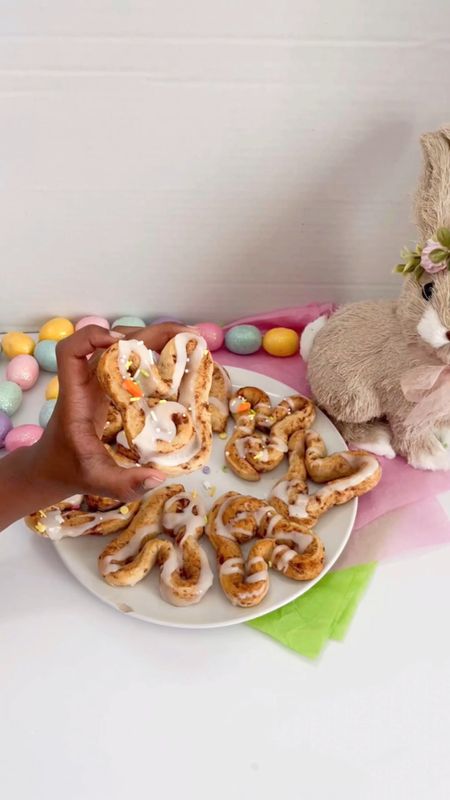 Bunny Cinnamon Rolls - Ah, what kids would pass over these? I love how they look and I think they’ll make a fun little Easter breakfast or addition to an Easter Brunch. 

#LTKSeasonal #LTKparties #LTKkids