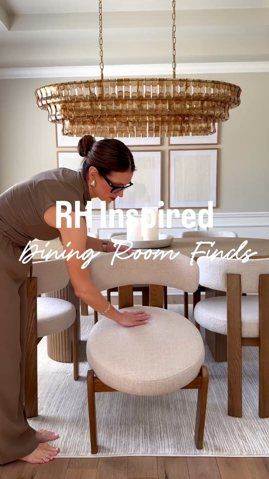 The dining table is from RH but everything else is Amazon. Proof that you can mix high and low 🤎🤎

#LTKHome #LTKSeasonal #LTKstorytime