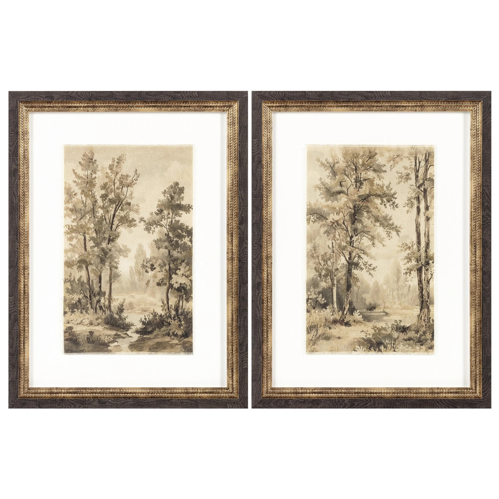 My Texas House Look Through the Trees 2pc Set 18x24 Framed Wall Art - Walmart.com | Walmart (US)