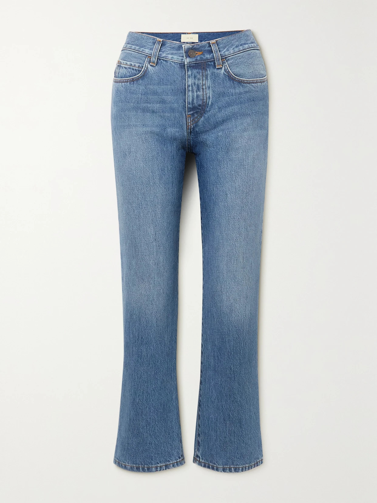 The Row - Goldin Low-rise Straight-leg Jeans - Blue | NET-A-PORTER (UK & EU)