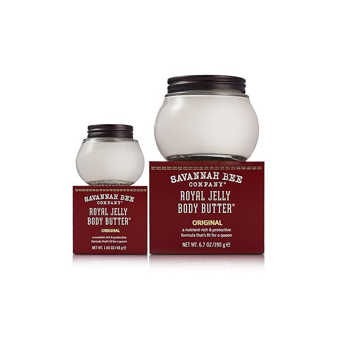 Royal Jelly Body Butter Original Set by Savannah Bee - Ultra Rich and Deeply Moisturizing - Comes... | Amazon (US)