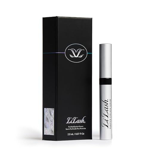 LiLash Purified Eyelash Physician-Formulated Serum for Fuller & Longer Looking Eyelashes | Natural Eyelash Enhancer Safe for Sensitive Eyes & Contact Lens Wearers | 90-Day Supply (2mL) | Amazon (US)