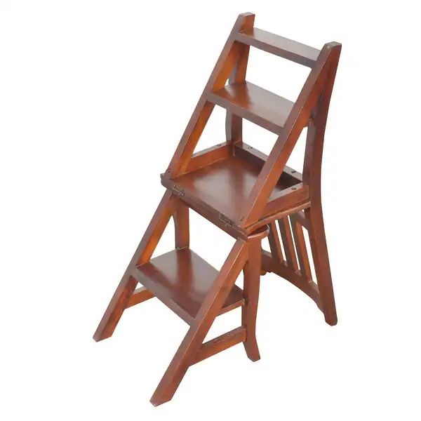 Library Chair Stepladder For Kitchen - 17 x 17 x 34.5 inches | Bed Bath & Beyond