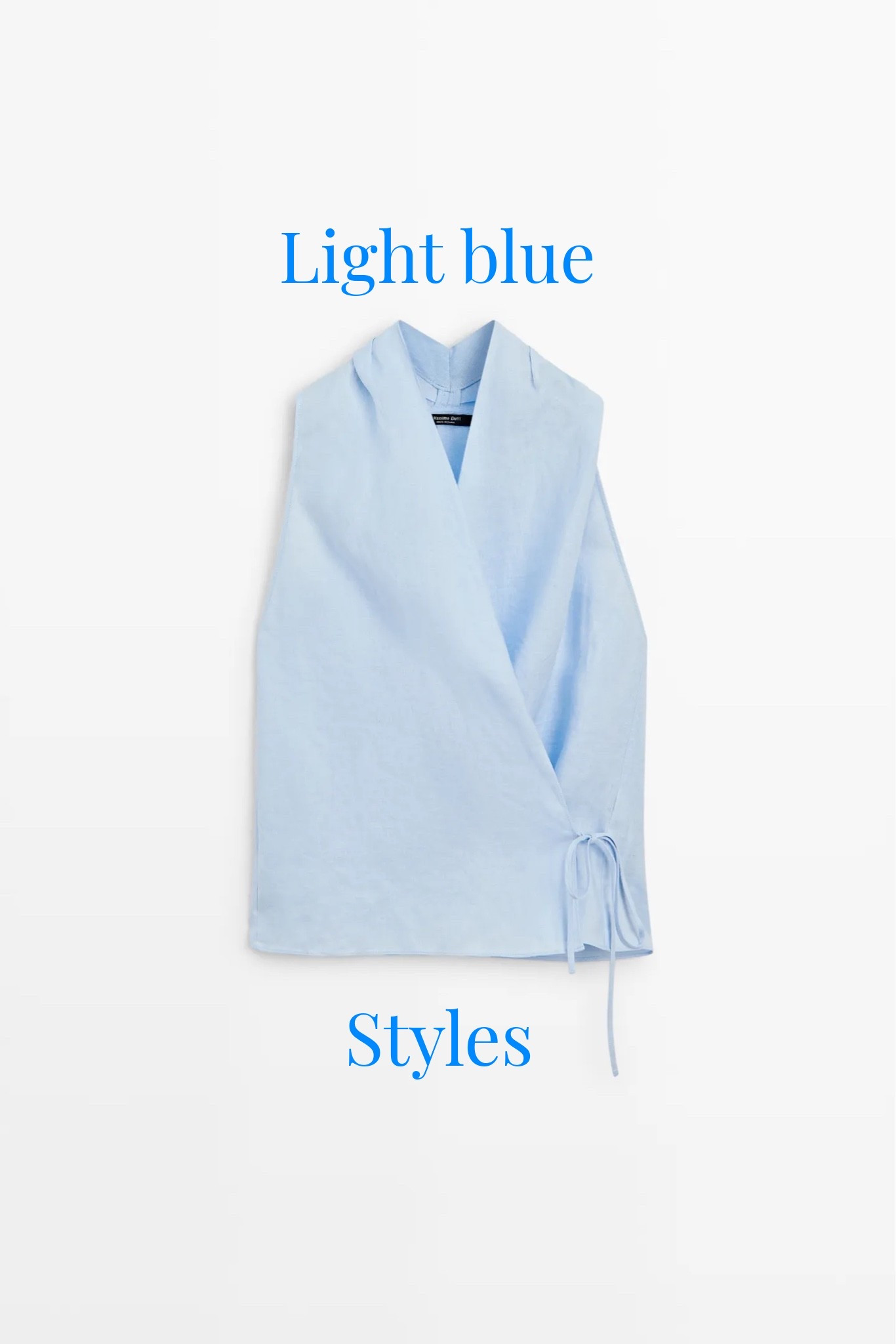One of my favorite colors - pale blue. I have found so many pretty summer pieces in this shade.🩵