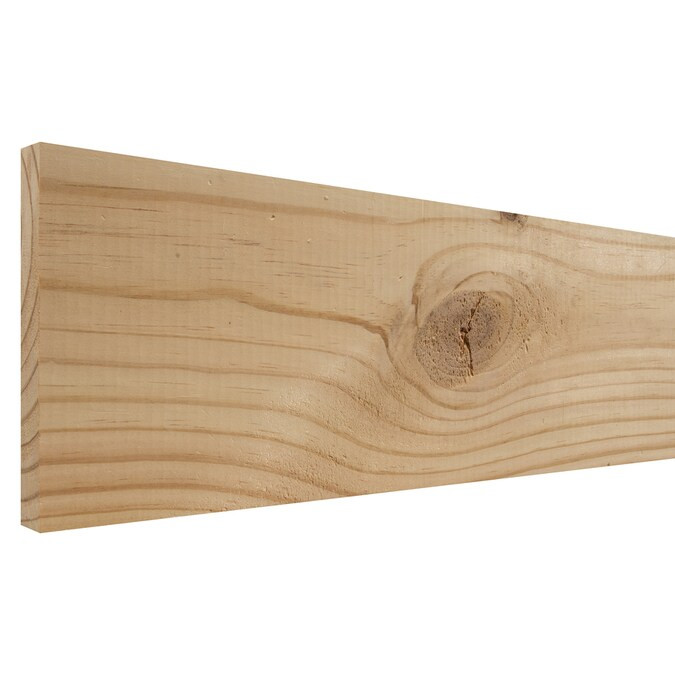1-in x 6-in x 12-ft Square Unfinished Southern Yellow Pine Board Lowes.com | Lowe's