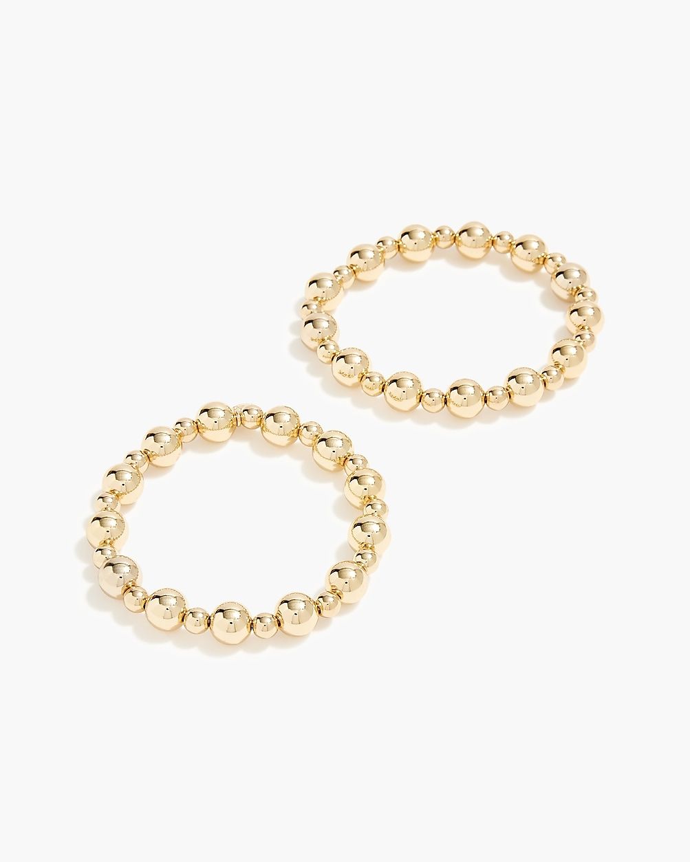 Bauble circle stretch bracelets set-of-two | J.Crew Factory