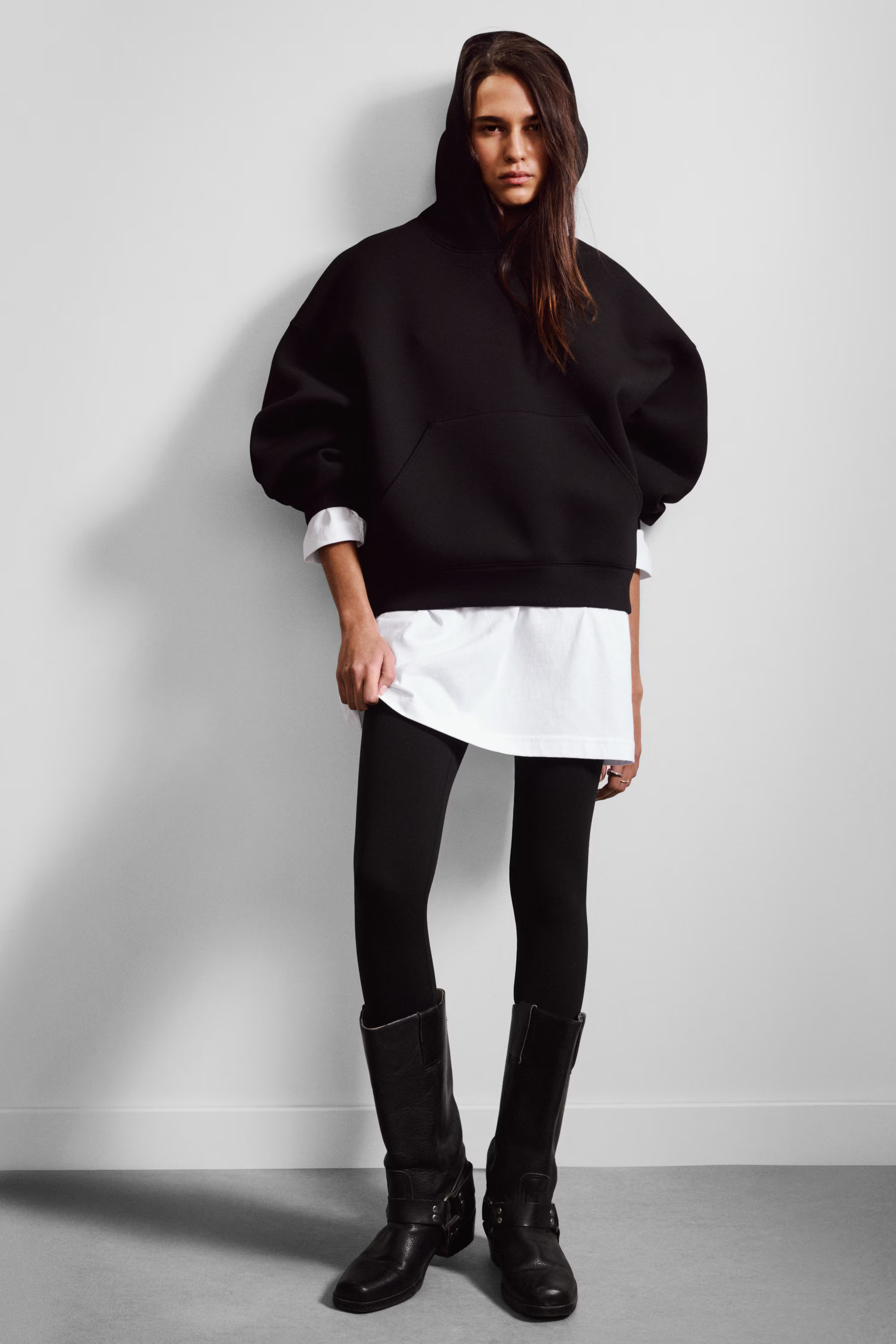 Oversized Scuba Hoodie | Weekday