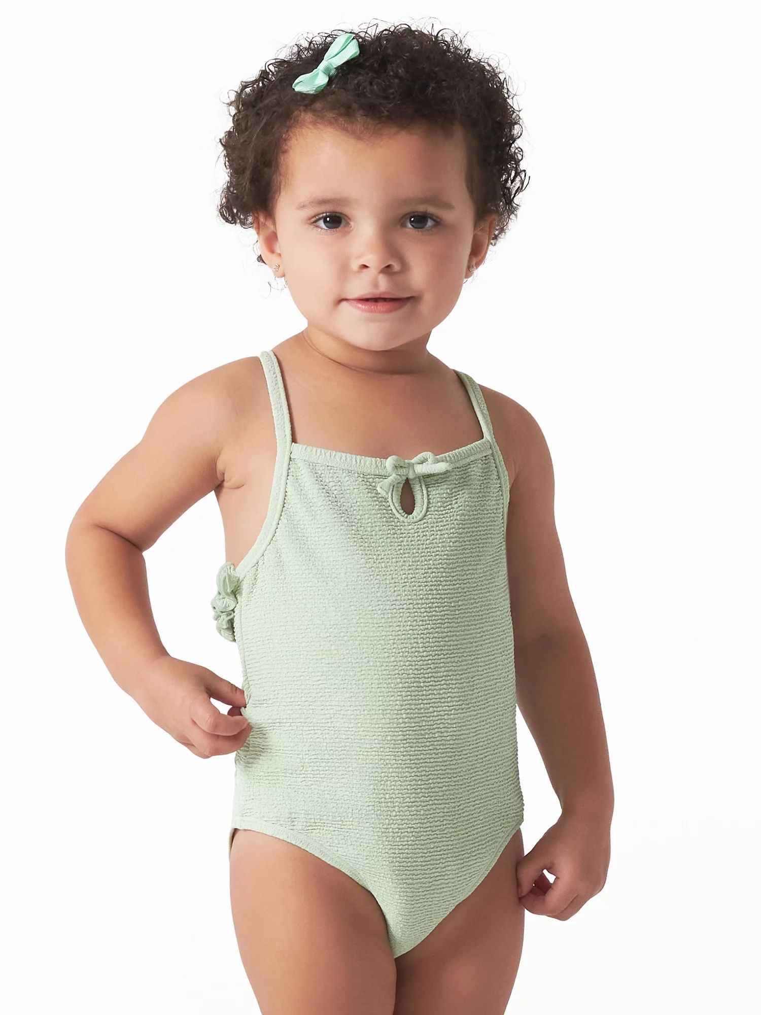 Modern Moments by Gerber Baby and Toddler Girls One Piece Swimsuit with UPF 50+, Sizes 12M-5T - W... | Walmart (US)