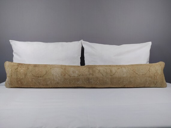 Extra Long Lumbar Pillow Cover Beige and Brown Pillow Turkey | Etsy | Etsy (US)