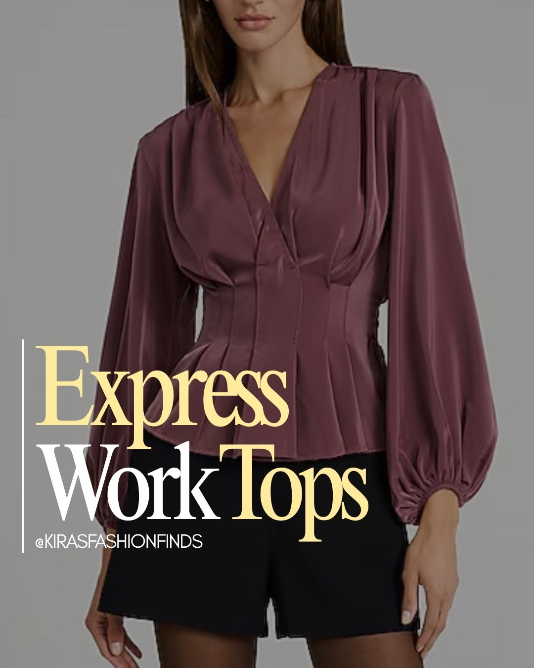 Scroll to shop! ✨ Everything from this look is linked below. 👇🏽

EXPRESS WORK TOPS 🤎✨ Because your work wardrobe deserves better than another basic blouse. These polished tops make getting dressed for the office easy—and they transition perfectly from meetings to dinner.

Express work tops, Express women’s tops, work blouses for women, office tops for women, business casual tops, elevated workwear, professional outfits women, fall workwear women, petite workwear, satin blouse outfit, work to dinner outfit, office outfit inspiration, corporate chic outfit, classy work outfits, fall office fashion

Download the FREE LTK app & follow @kirasfashionfinds to shop all my daily finds.

#LTKPetite #LTKWorkwear #LTKStyleTip