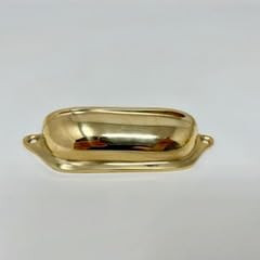 Polished Brass UNLACQUERED Cabinet Knobs and Handles (Cup Handle) | Amazon (US)