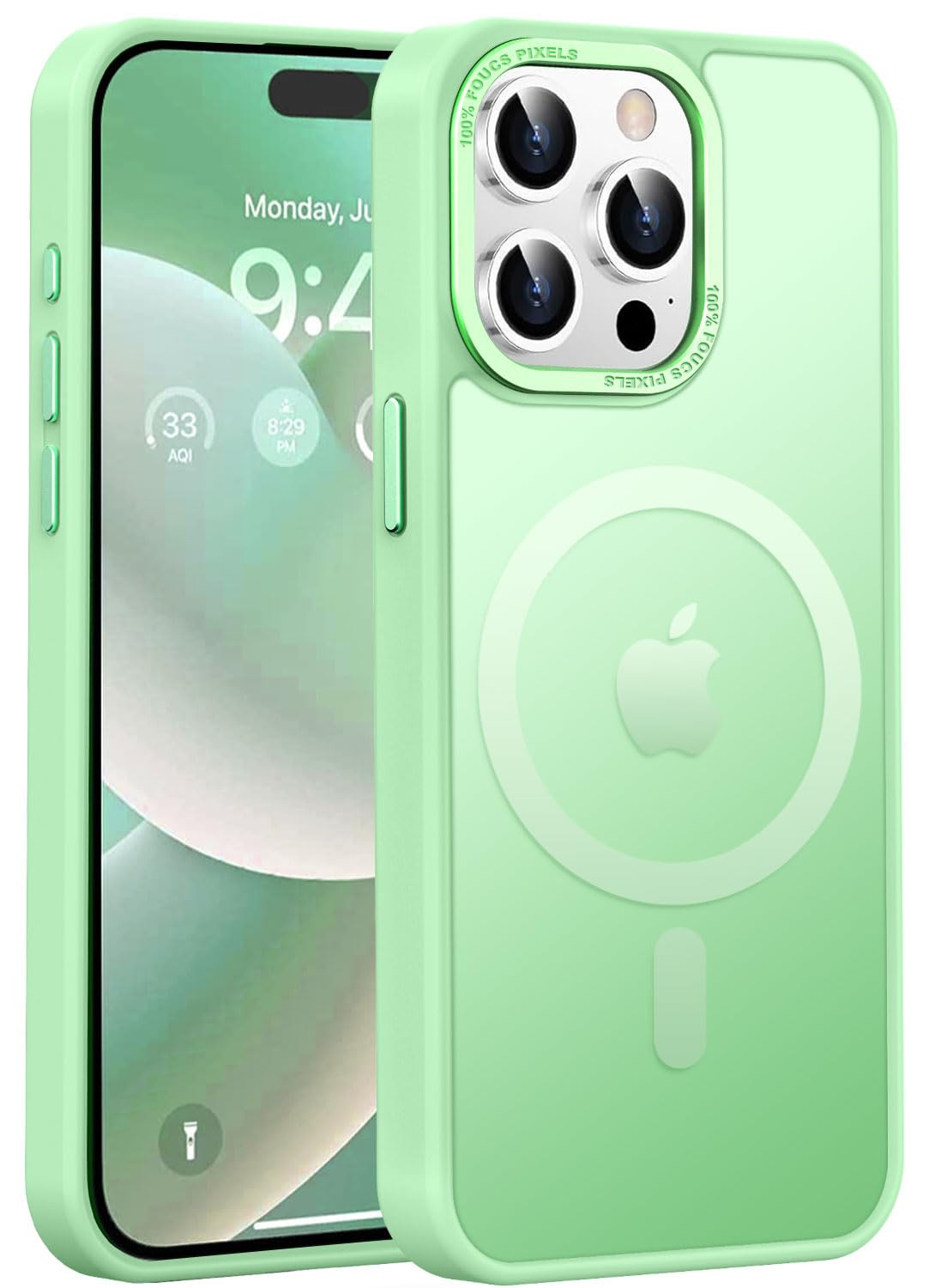 Newfuture Upgraded Magnetic for iPhone 15 Pro Max Case [Compatible with Magsafe] [Mil-Grade Prote... | Amazon (US)