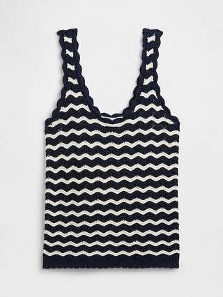 Crochet Scoopneck Tank Top | Gap Factory