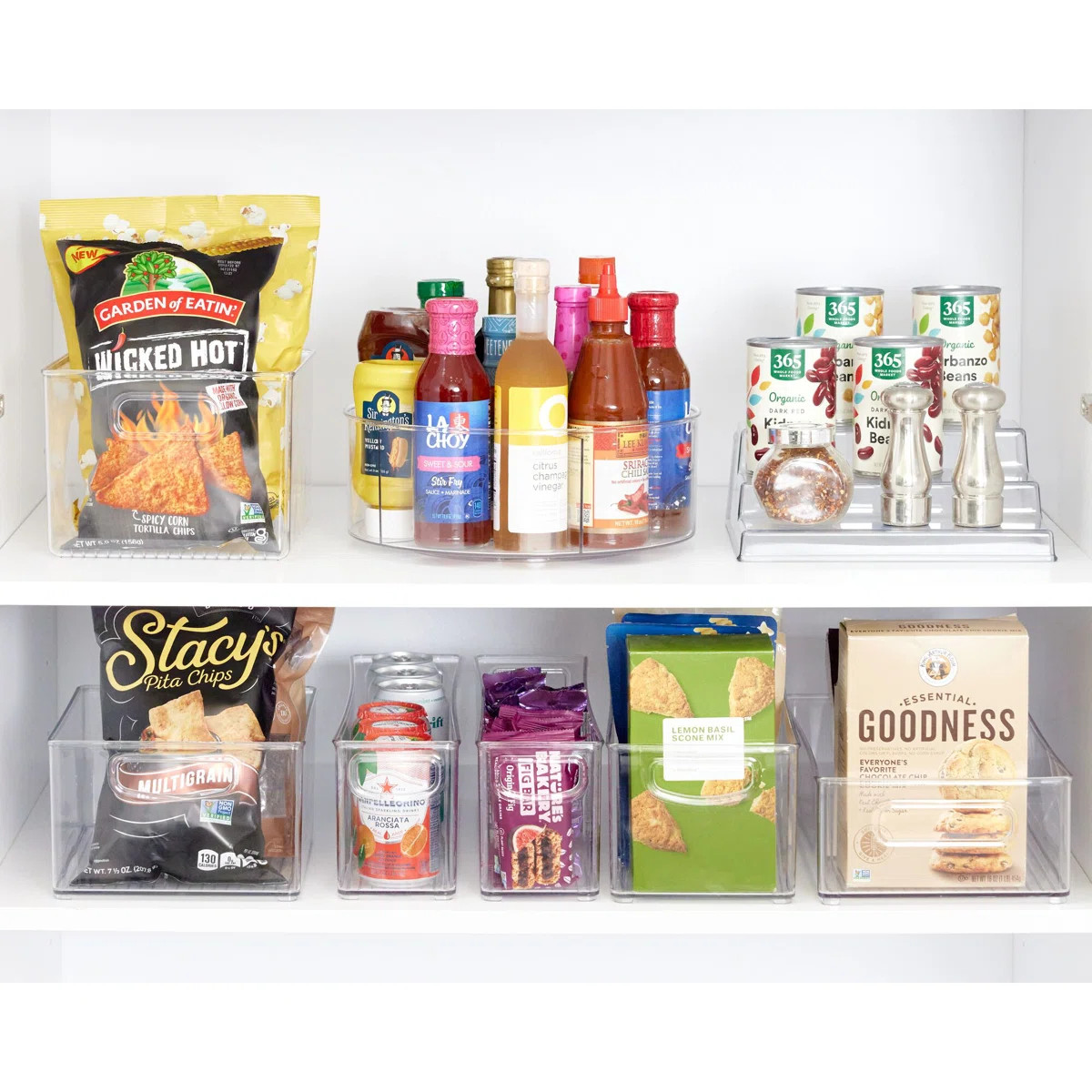 iDesign Recycled Plastic Divided Lazy Susan Turntable Organizer, Pantry, Bathroom, General Storag... | Wayfair North America