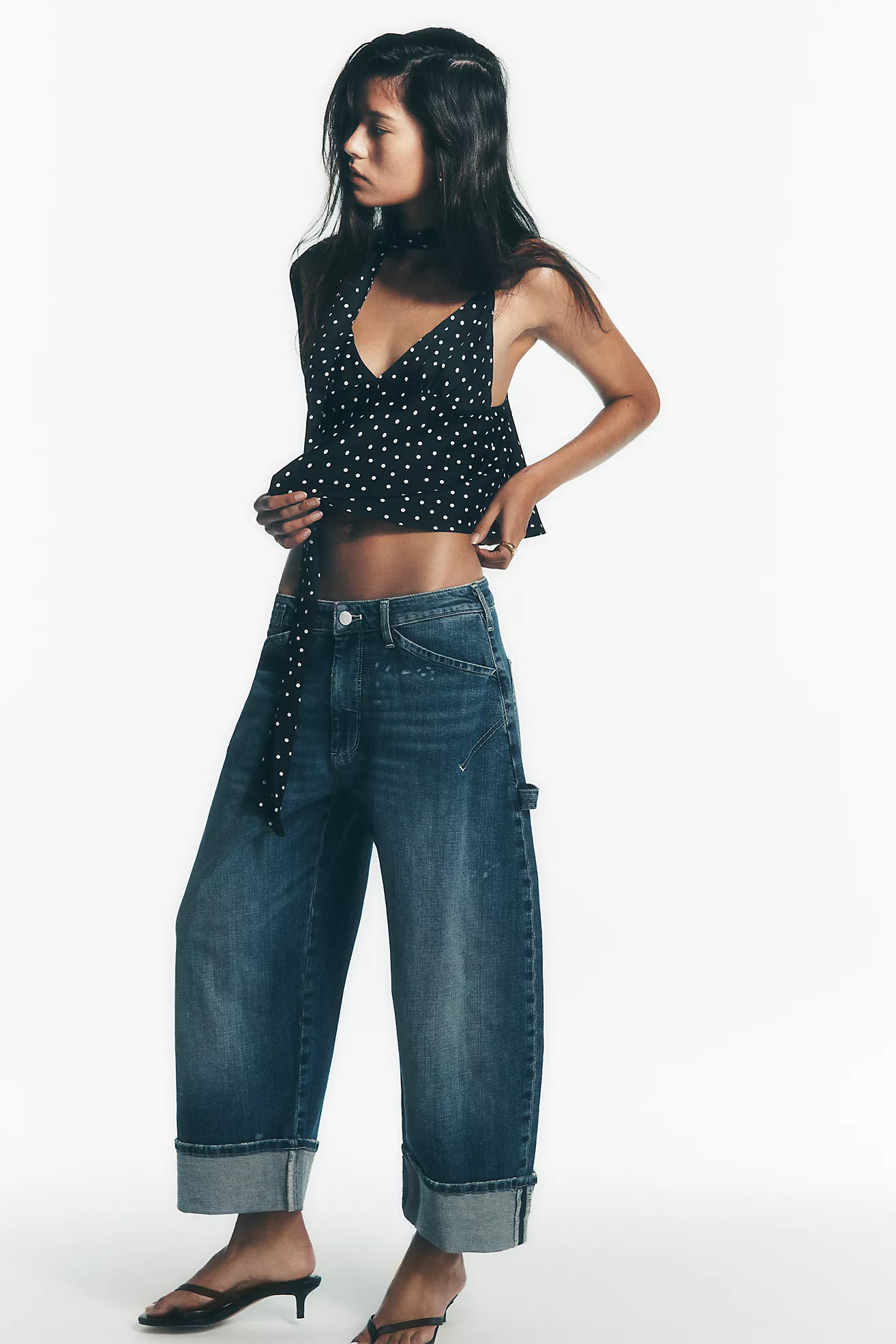 Kayden High Rise Carpenter Barrel  Jeans by Pilcro | Anthropologie (US)