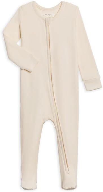 Colored Organics Baby Organic Cotton Peyton Zip Up Footed Sleeper | Amazon (US)