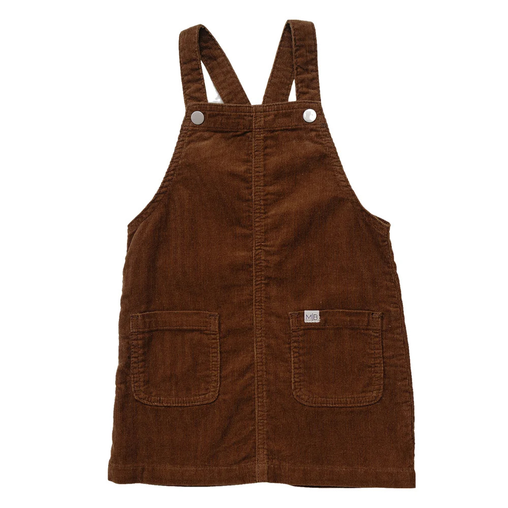 Brown Corduroy Dress | Mebie Baby