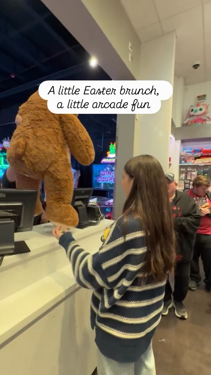 Happy Easter 🤍 We kept it simple with brunch, a little arcade fun, and time together. Just one of those days that felt easy, sweet, and worth remembering.

Hashtags
#LTKFamily #LTKLifestyle #EasterSunday #EasterBrunch #SpringMoments #FamilyTime #WeekendMoments

#LTKmomlife #LTKSeasonal #LTKstorytime
