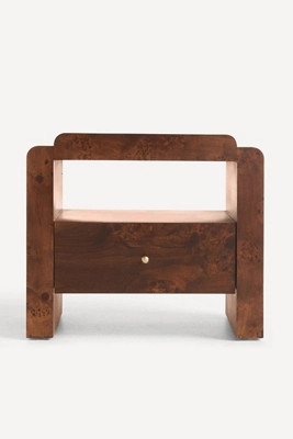 Shura Large Burl Nightstand | Anthropologie (US)