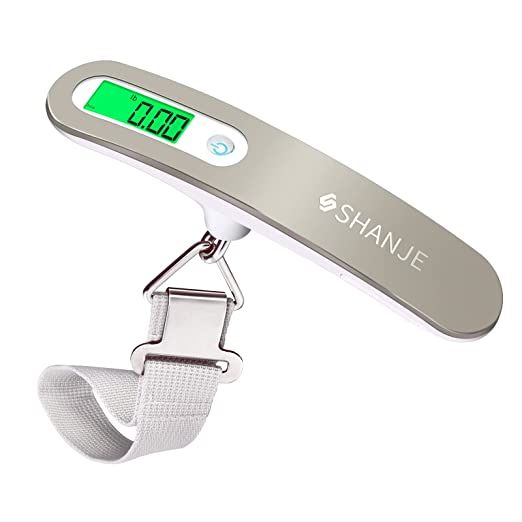 SHANJE Luggage Weight Scale for Suitcases 110 Lbs High Precision Travel Digital Hanging Scales 50... | Amazon (US)