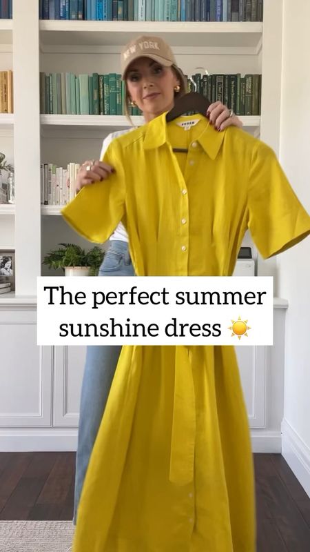 @boden summer yellow dress for vacation, work, or festive weddings 

#LTKstyletip #LTKSeasonal #LTKtravel