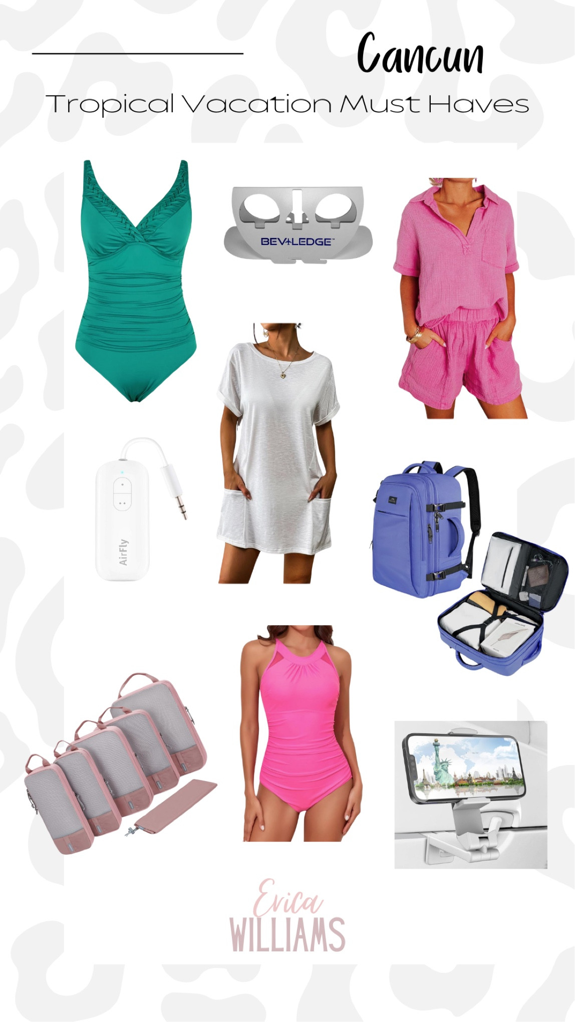 Travel must haves 
Travel necessities
Trip 
Swimsuit 
Swim
Swim cover up 
Luggage 
Plane gadgets
Packing cubes 
Amazon finds

#LTKtravel #LTKfamily #LTKswim