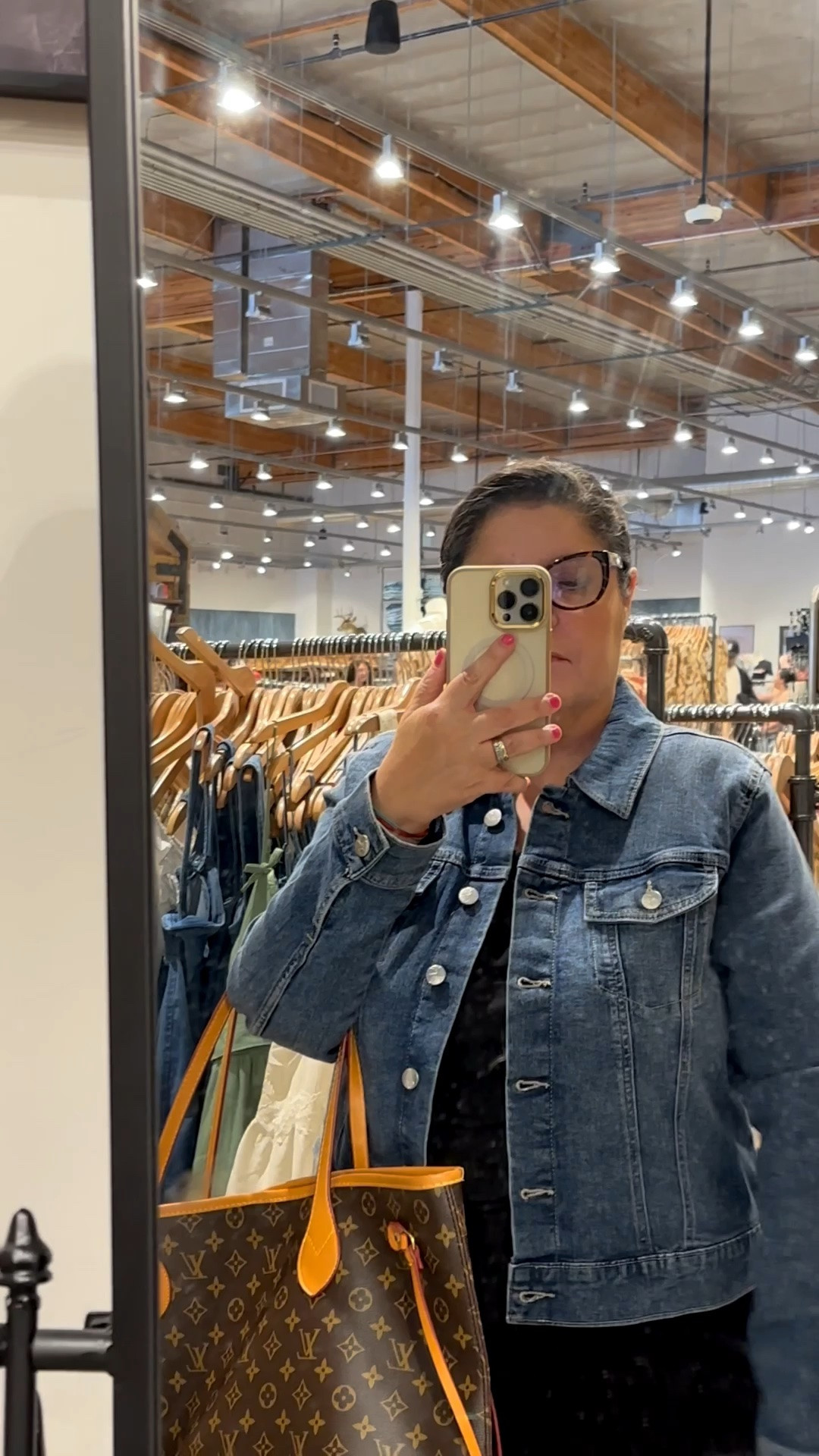 Find my same color in the product choices!

POV: you throw on one denim jacket and suddenly every outfit looks put together 🤍 This Jessica Simpson denim jacket has the most flattering fit — it gives that slim, cinched look without feeling stiff or bulky. I love how it instantly makes leggings, dresses, or even a simple tank feel styled and elevated. The wash is so classic and the stretch makes it actually comfortable to wear all day. Linked for anyone looking for that “makes you feel good the second you put it on” denim jacket ✨

#denimjacket #jessicasimpsonstyle #ltkstyle #casualchic #everydaystyle

#LTKOver40 #LTKMidsize