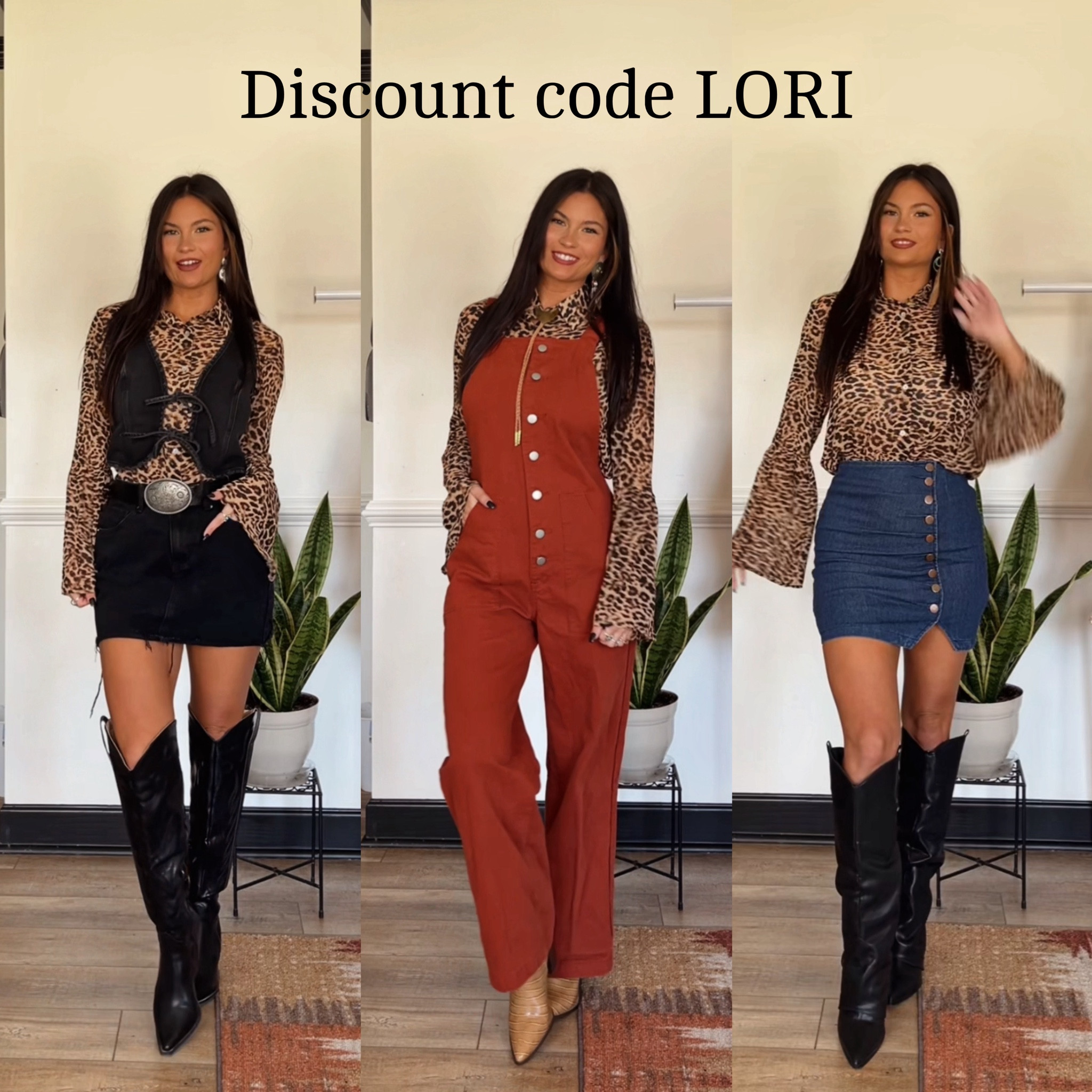 Leopard bell sleeve 3 different outfits! Code LORI to save 20% on all items from pink lily 🫶🏻

Bolo from November Maker


#LTKStyleTip #LTKSeasonal #LTKShoeCrush