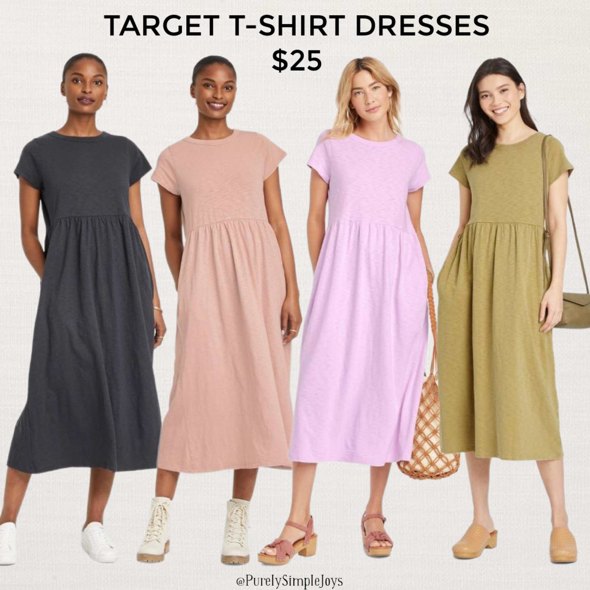 ⭐️ TARGET TSHIRT DRESSES $25

Spring dresses / Spring outfit ideas / Spring dress / Casual dress 

#LTKunder50 #LTKSeasonal #LTKstyletip