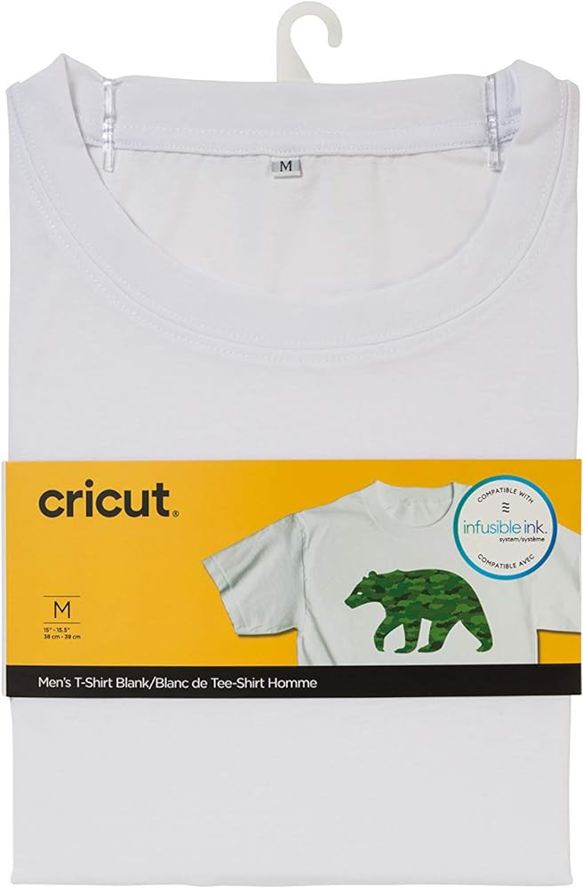 Cricut Men's T-Shirt Blank, Crew Neck | Amazon (US)