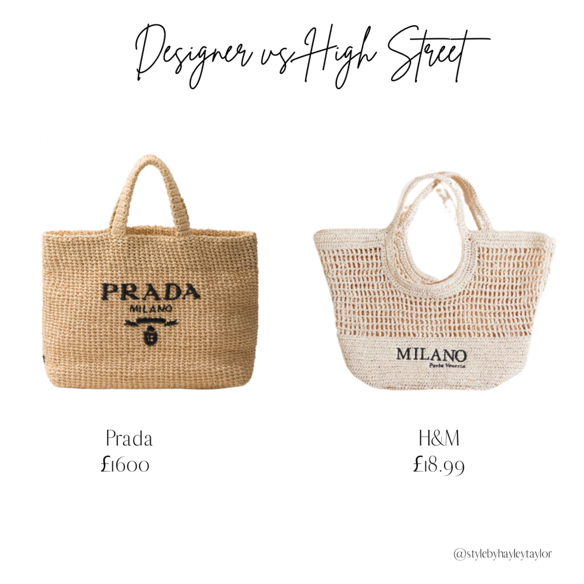 Designer vs High Street - The raffia tote bag is perfect for roaming around the streets on a city break or even used for a beach day. A versatile piece that’ll never go out of fashion 

#LTKitbag #LTKSeasonal #LTKtravel