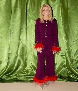 Antonio Melani x The Nat Note Lele Wool Blend Button Front Feather Cuff Coordinating Cardigan | D... | Dillard's