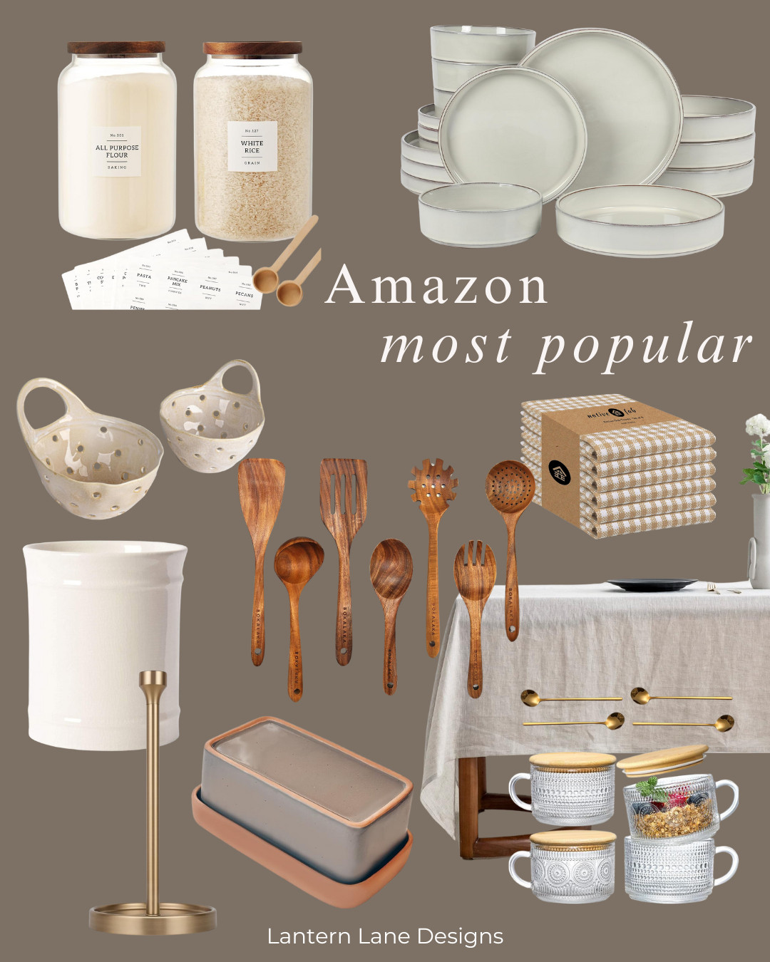 Amazon kitchen finds, amazon home decor, amazon dining, tablecloth, counter decor, dishes 

 #LTKSeasonal #LTKHome #LTKFindsUnder100