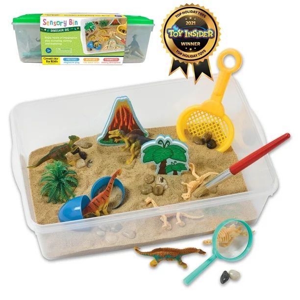 Creativity for Kids Sensory Bin Dinosaur Dig- Child Craft Kit for Boys and Girls - Walmart.com | Walmart (US)