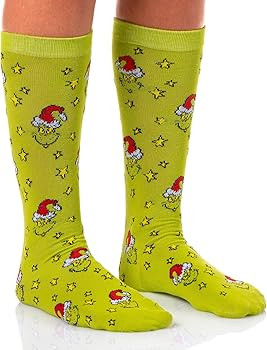 MJC Dr. Seuss The Grinch Women's Pullover Hooded Plush Fleece Adult Pajama Dorm Sleep Shirt With ... | Amazon (US)