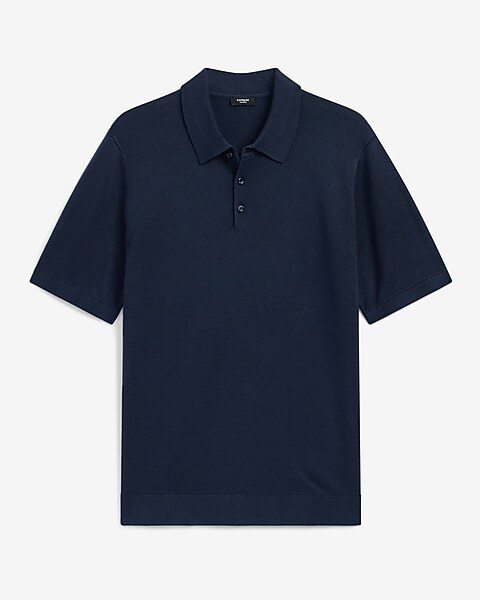 Luxtouch Jersey Sweater Polo | Express