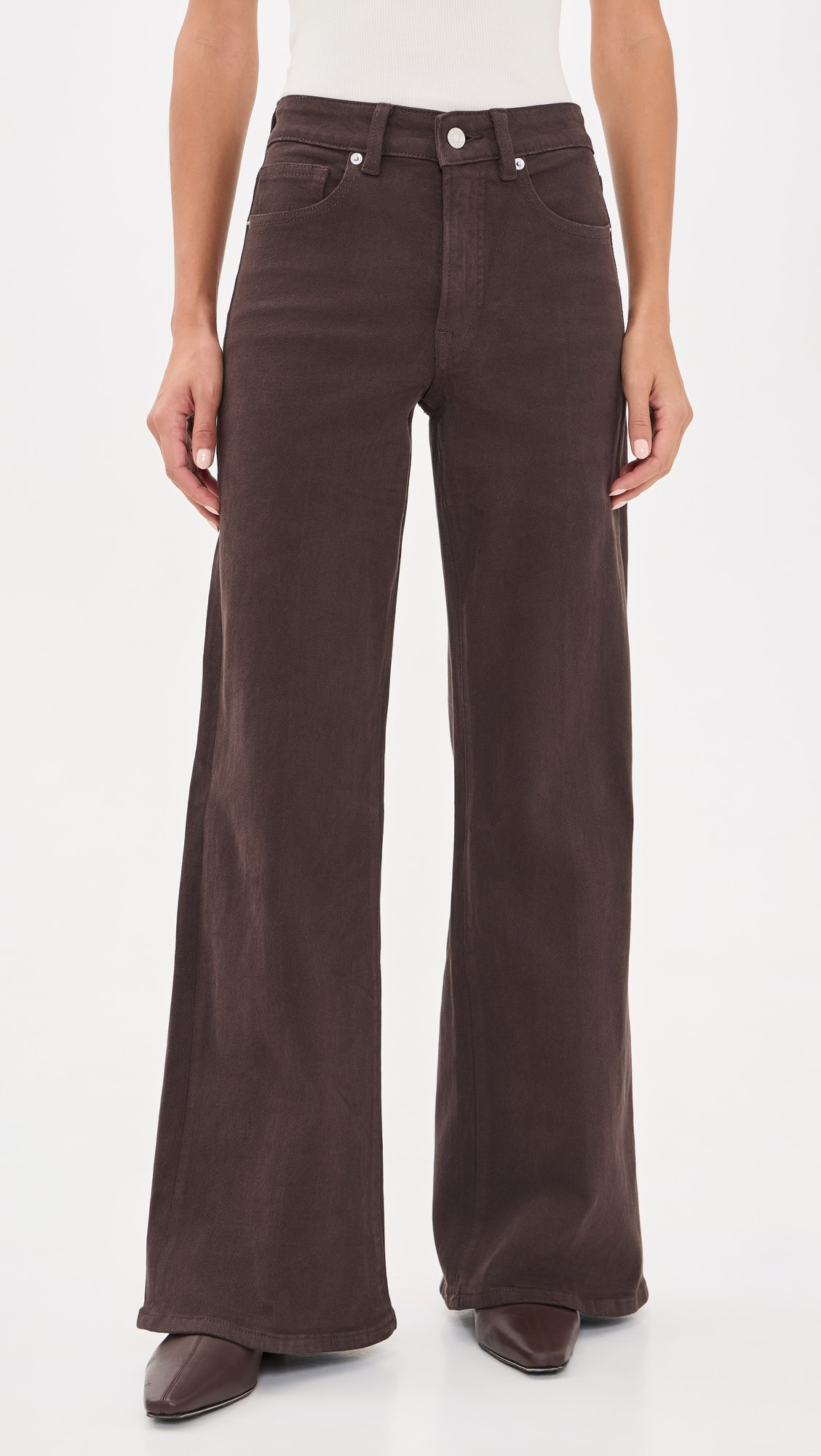 Good American Good Waist Palazzo Ankle Jeans | Shopbop | Shopbop