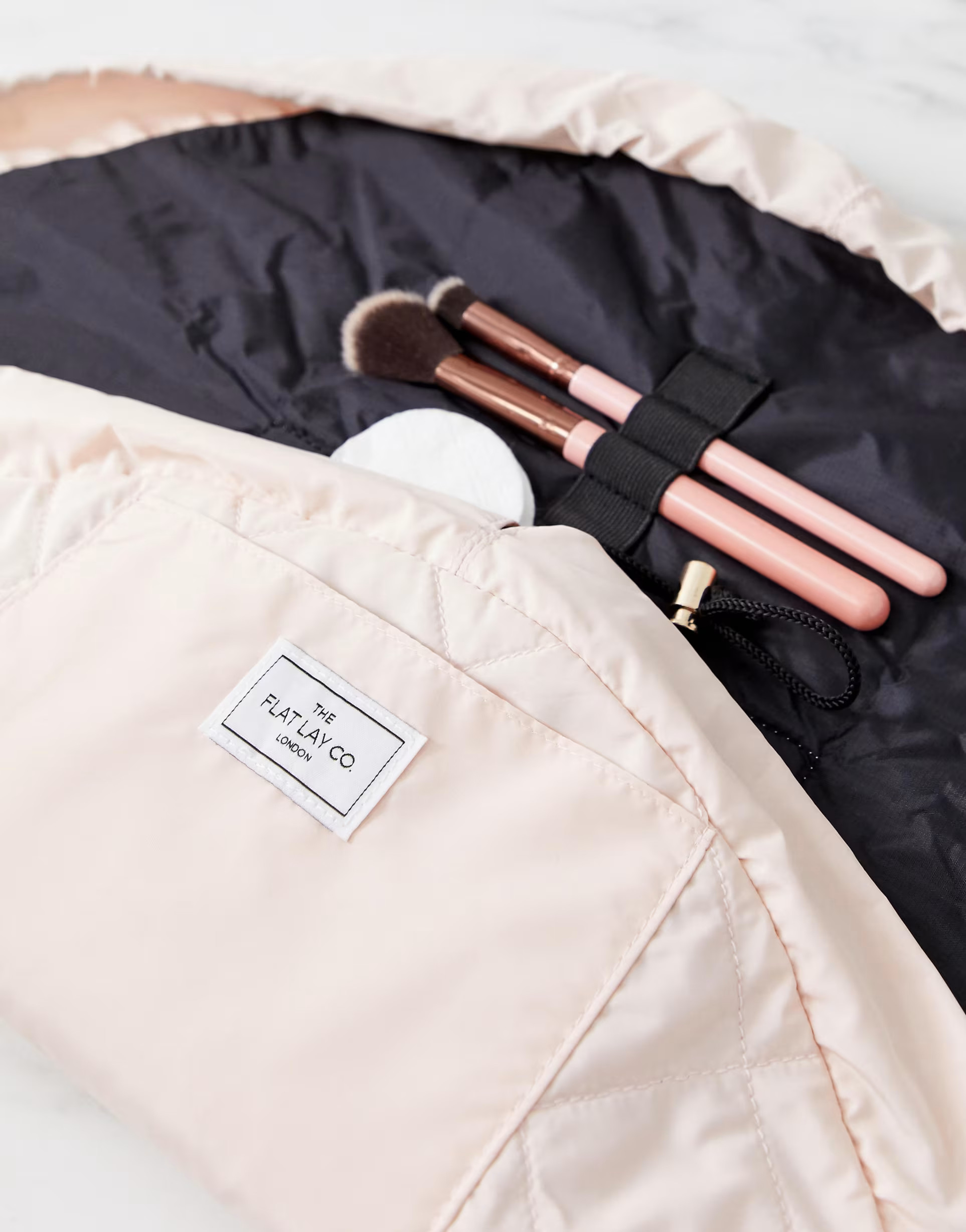 The Flat Lay Co. Drawstring Makeup Bag - Blush Pink | ASOS (Global)